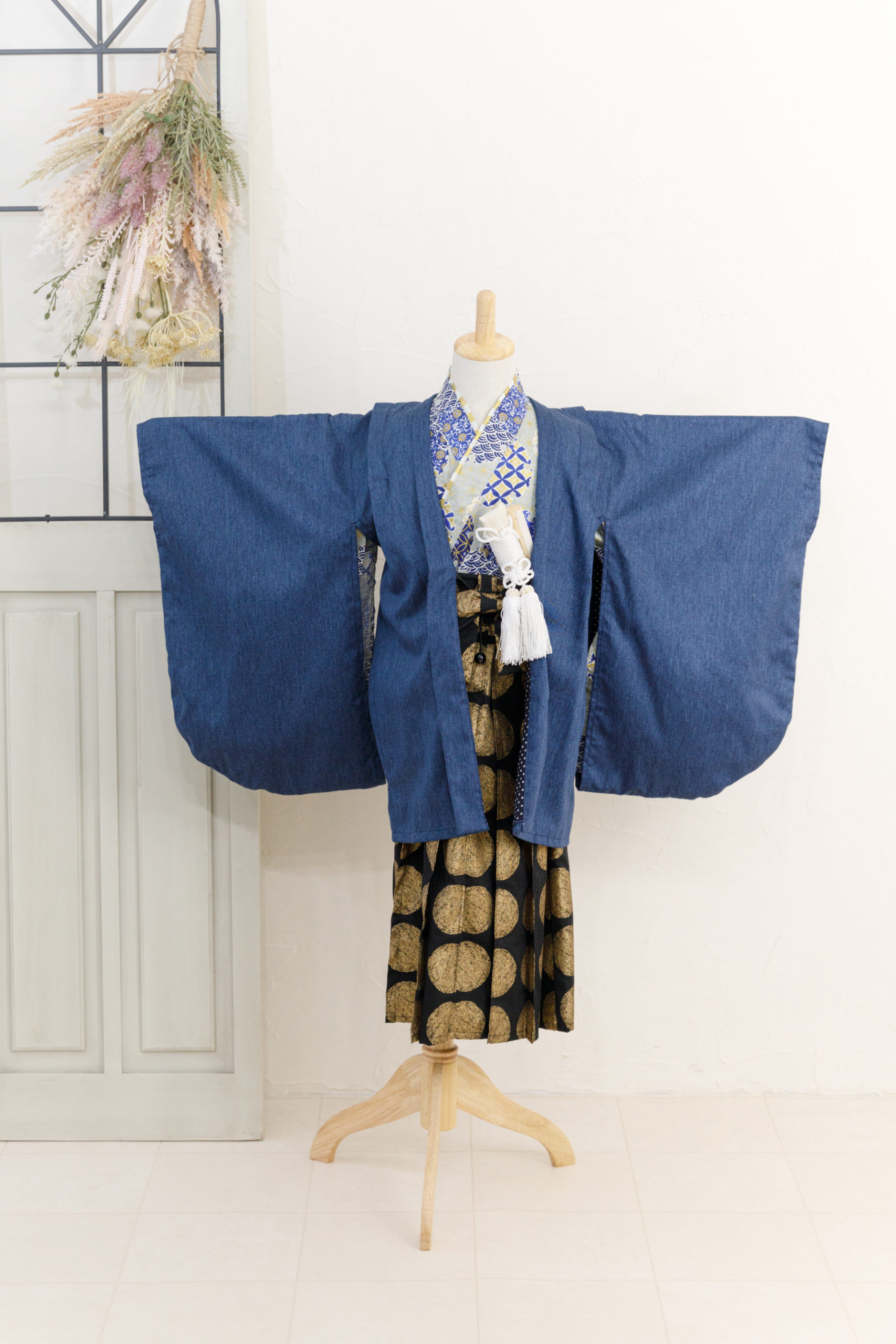 ５歳羽織袴（ワンタッチ着物）No.１